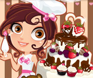 Cute Baker Wedding Cake