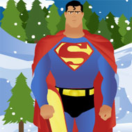 Superman Snowboarding