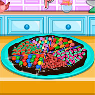 Cooking Candy Pizza