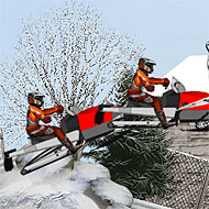 Snowmobile Winter Racing